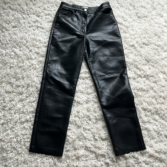 Aritzia Wilfred Leather Pants - Picture 4 of 9